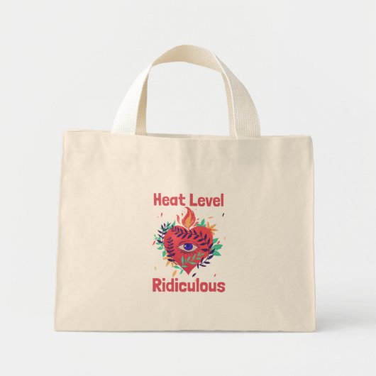 Wärmelevel lächerlich Curry-Liebhaber Mini Stoffbeutel (Vorne)