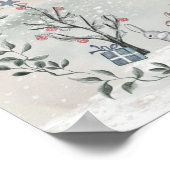 Wärmen Sie an der heißen Schokolade-Bar Poster (Ecke)