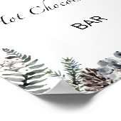 Wärmen Sie auf dem heißen Schokolade Bar Poster au (Ecke)