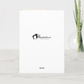 Wärmen Sie Feiertagskarte (Rückseite)