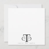 Wärmen Sie Ihre Valentinstag-Karte im Herzen Dankeskarte (Rückseite)