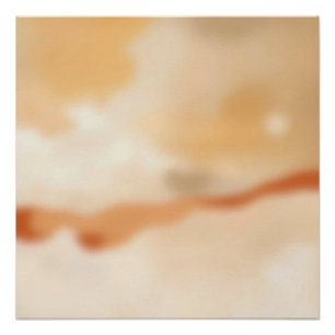 Warmer abstrakter Fluss Poster