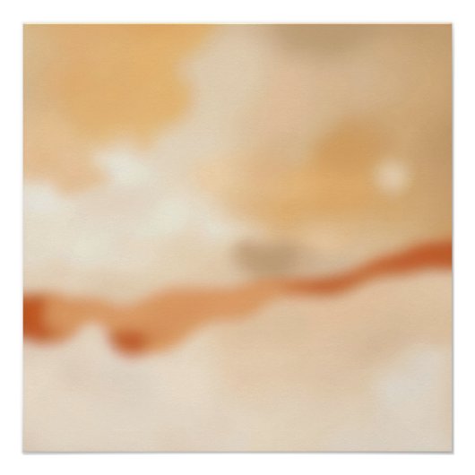 Warmer abstrakter Fluss Poster (Vorderseite)