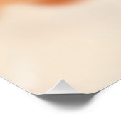 Warmer abstrakter Fluss Poster (Ecke)