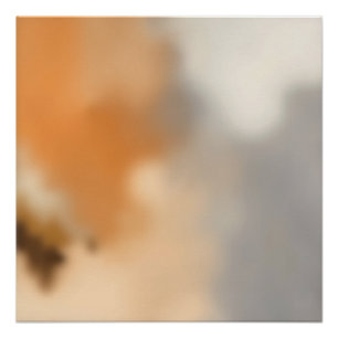 Warmer abstrakter Hintergrund Poster
