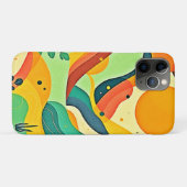 Warmer Abstrakter Strom Case-Mate iPhone Hülle (Rückseite (Horizontal))