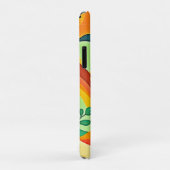 Warmer Abstrakter Strom Case-Mate iPhone Hülle (Hinten/Rechts)