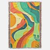 Warmer Abstrakter Strom Decke (Vorderseite Vertikal)