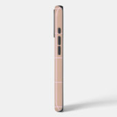 Warmer Beige-Gittermuster Minimalistisches Soft-Ch Case-Mate iPhone Hülle (Rückseite / Links)