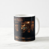 Warmer belgischer Barkeeper-Willkommensgruß-Mug Kaffeetasse (VorderseiteRechts)