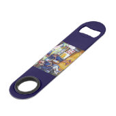 Warmer Bier, kalte Männer und ich bin heiß Speedflaschenöffner (Vorderseite Schrägansicht)