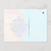 Warmer Bildschirm mit Grenz-Postkarte Postkarte (Rückseite)