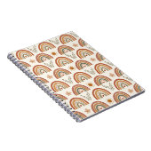 Warmer Boho-Wasserfarben-Regenbogen Notizblock (Rechte Seite)