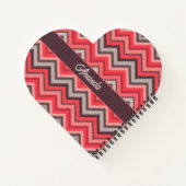 Warmer Chevron Notizblock (Rückseite)