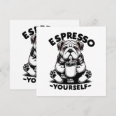 Warmer Espresso Bulldogge (Vorne/Hinten)