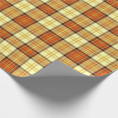 Warmer Fall kariert Geschenkpapier (Ecke)