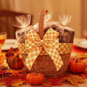 Warmer Fall kariert Satinband