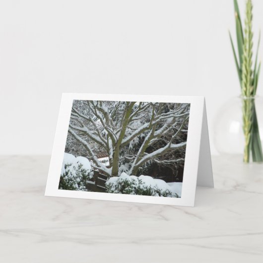 "Warmer Feiertag wünscht " Feiertagskarte (Vorderseite)