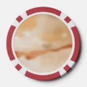 Warmer Fluss Abstract Pokerchips (Rückseite)