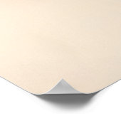 Warmer Fluss Abstract Poster (Ecke)
