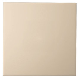Warmer Hafer-Beige Fliese