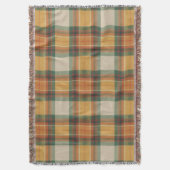 Warmer Herbst-Ernte-Tartan-Karomuster Decke (Vorderseite Vertikal)