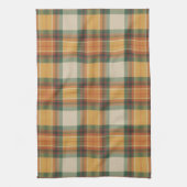 Warmer Herbst-Ernte-Tartan-Karomuster Geschirrtuch (Vertikal)