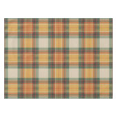 Warmer Herbst-Ernte-Tartan-Karomuster Tischdecke (Vorderseite (Horizontal))