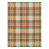 Warmer Herbst-Ernte-Tartan-Karomuster Tischdecke (Vorderseite)