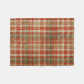 Warmer Herbst Kariert Fleecedecke (Vorderseite (Horizontal))