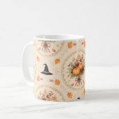 Warmer Herbst-Kürbis Kaffeetasse (Vorderseite Links)