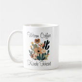 Warmer Kaffee, freundliches Herz Kaffeetasse (Links)
