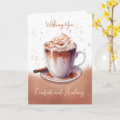 Warmer Komfort und Heilung sorgen für Wohlbefinden Karte (Gelbe Blume)