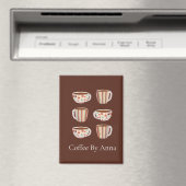 Warmer Kreis auf Kaffeetassen Magnet (In Situ (Geschirrspüler))