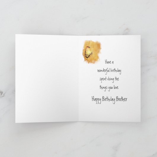 Warmer kupferner karte (Innenseite)