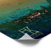 Warmer Nachmittag Poster (Ecke)