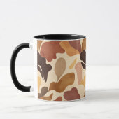 Warmer neutraler abstrakter Becher – modernes orga Tasse (Links)