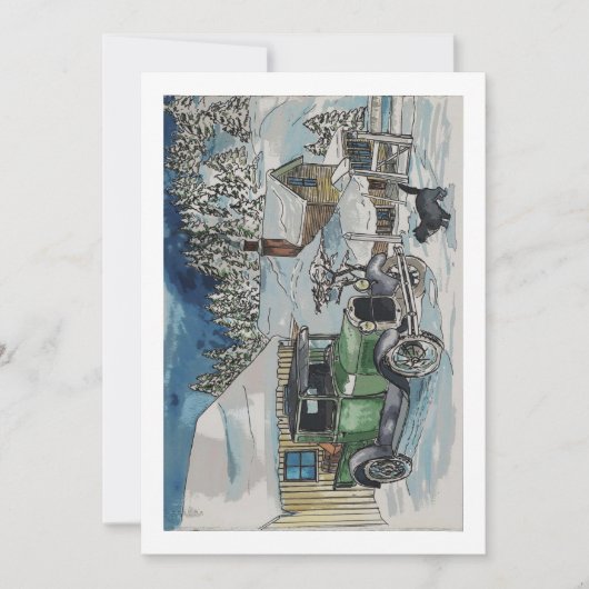 Warmer Platz Einladung (Vorderseite)