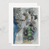 Warmer Platz Einladung (Vorne/Hinten)