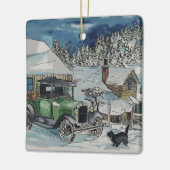 Warmer Platz Keramikornament (Links)