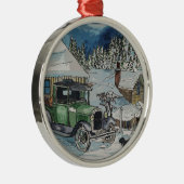 Warmer Platz Ornament Aus Metall (Rechts)