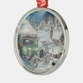 Warmer Platz Ornament Aus Metall (Links)