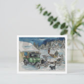 Warmer Platz Postkarte (Stehend Vorderseite)