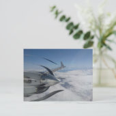Warmer Propeller Postkarte (Stehend Vorderseite)