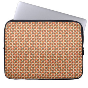 Warmer Retro-Boomerang im Stil der Mitte des 20. J Laptopschutzhülle