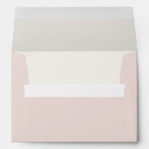 Warmer Rosé- & warmer Elfenbeinhochzeitkuvert