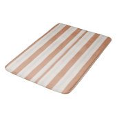 Warmer Sandstreifen Badematte (Schrägansicht)