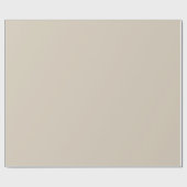 Warmer Sandy Beige Subtle Solid Geschenkpapier (Flach)