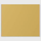 Warmer Senf scharfe gelbe Farbe Geschenkpapier (Flach)