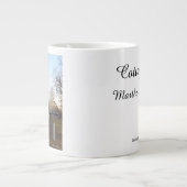 Warmer Sonnenuntergang auf Gingerbread - Martha's Jumbo-Tasse (Vorderseite)